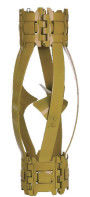API 10D 4 1/2 시멘트 품질을 향상 비접속 튜버라이저 Bow Casing Spring Centralizer for Directional Well Bor