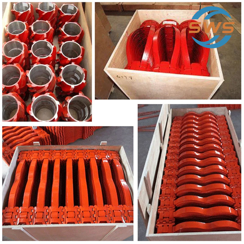 API 10D 4 1/2 시멘트 품질을 향상 비접속 튜버라이저 Bow Casing Spring Centralizer for Directional Well Bor