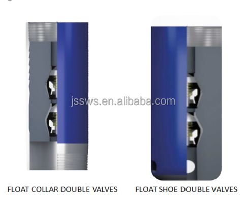 품질 API 5ct & N80 LTC,7 "13.72mm 알루미늄 합금 이중 밸브 석유 및 가스 분야에 대한 플로팅 신발 & 칼라 공장